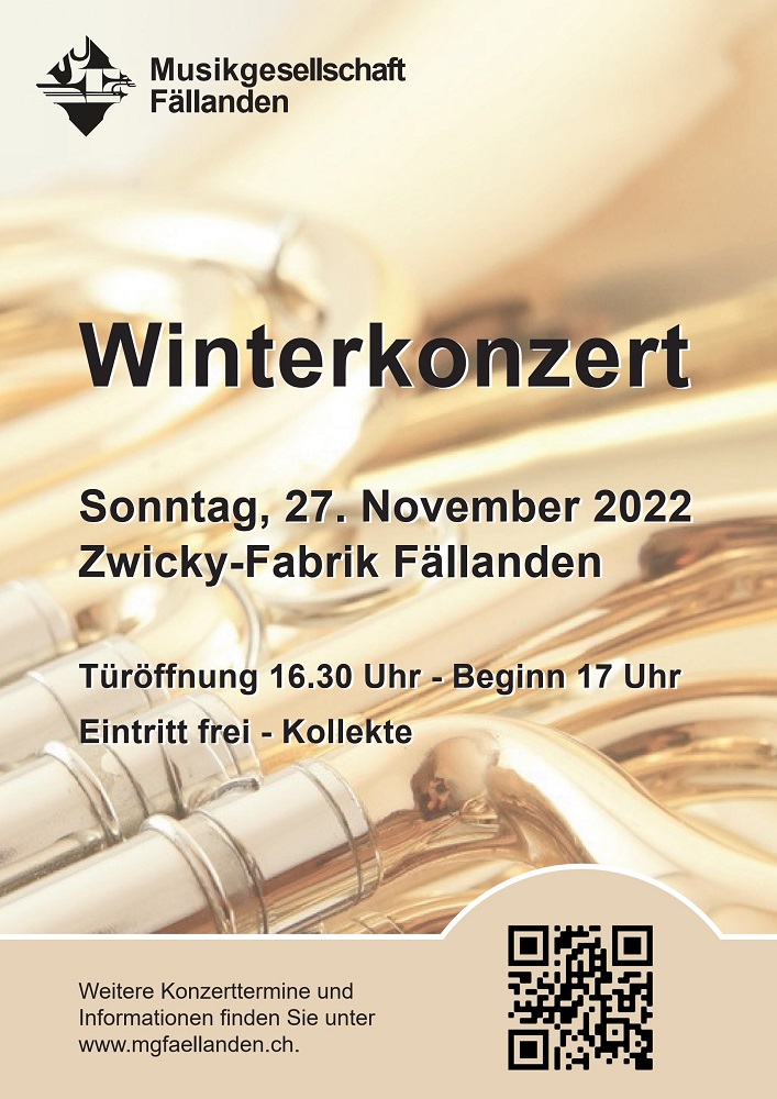 MGF Winterkonzert 2022 Musikgesellschaft Fällanden